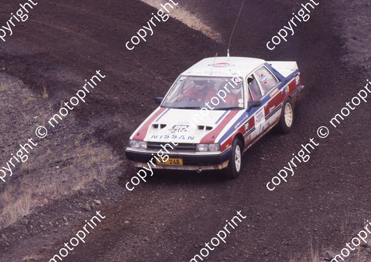 1988 Nissan 400 Rally 7 Jannie Habig, Ewald van Rensburg Skyline (Colin Watling Photographic) (91)