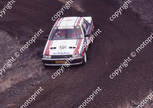 1988 Nissan 400 Rally 9 Kassie Coetzee, Wiley Harrington Skyline (Colin Watling Photographic) (56)
