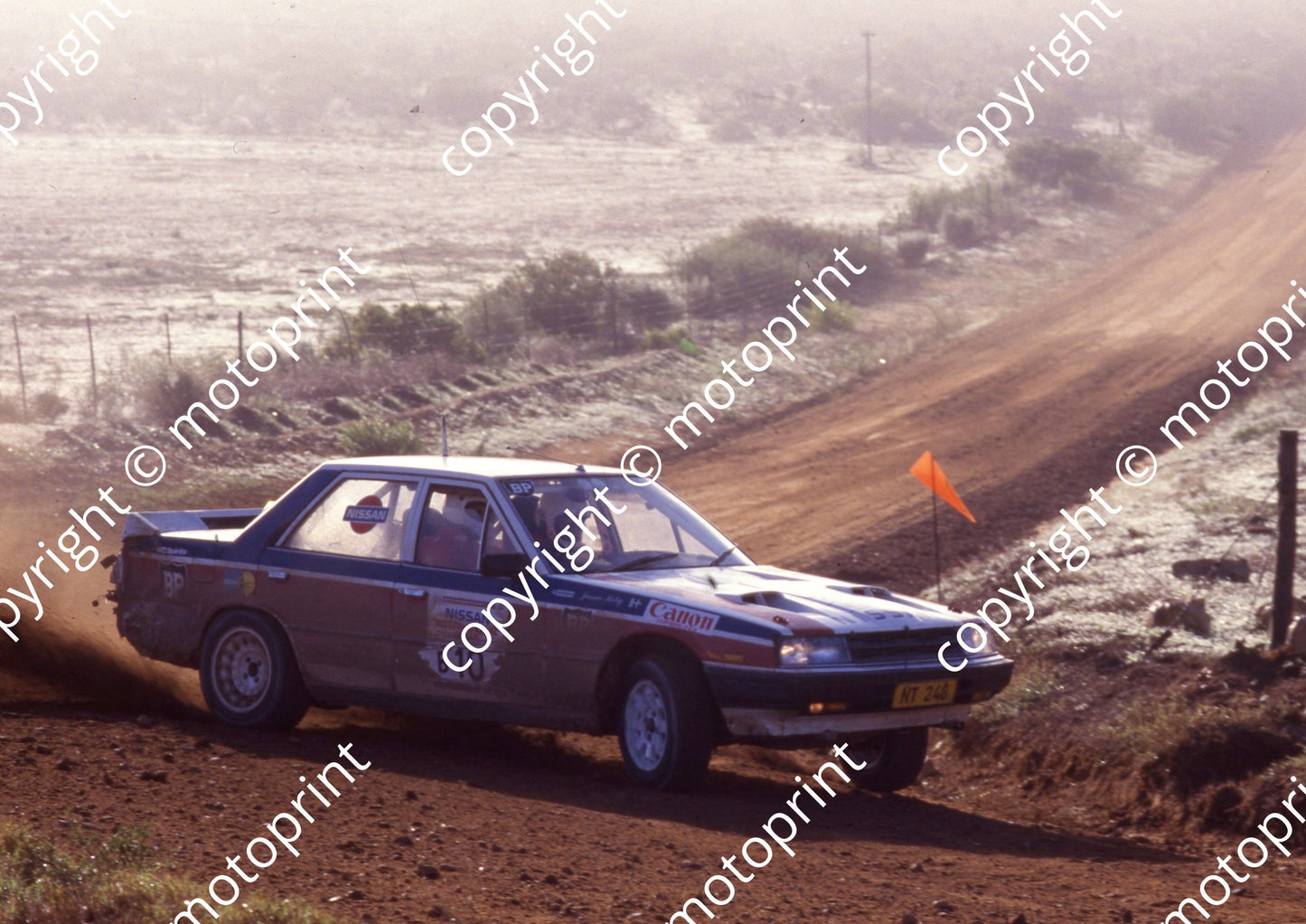 1988 Nissan Intnl 10 Jannie Habig, Ewald van Rensburg Skyline (courtesy Roger Swan) (146)
