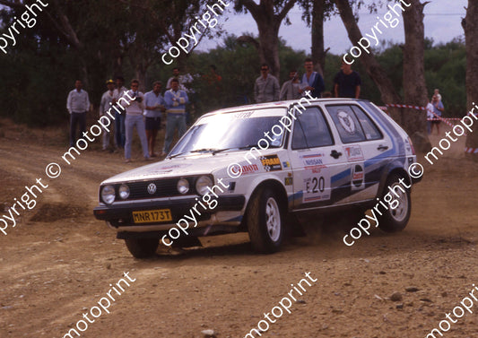 1988 Nissan Intnl 20 Spotti Woodhead, Hazel Allot Golf GTi (courtesy Roger Swan) (119)