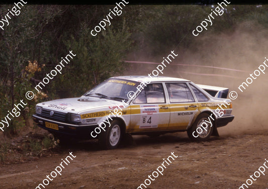 1988 Nissan Intnl 4 Nic de Waal, Guy Hodgson VW Passat Synchro (courtesy Roger Swan) (3)