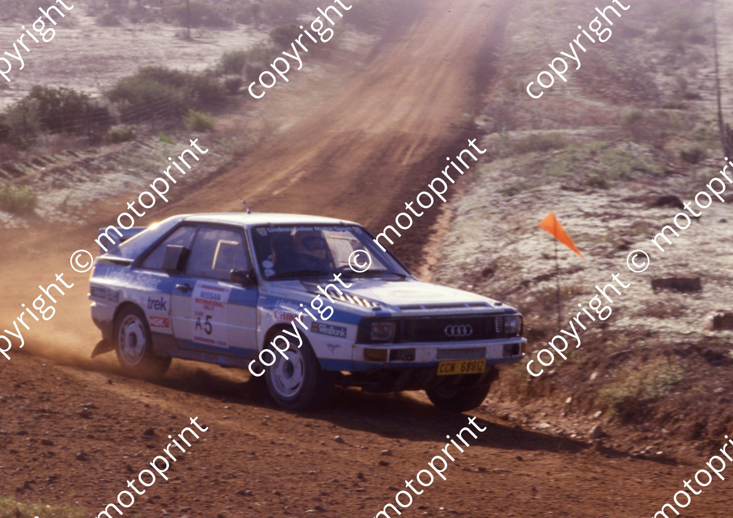 1988 Nissan Intnl 5 Johan Evertse, Steve Harding Audi (courtesy Roger Swan) (4)
