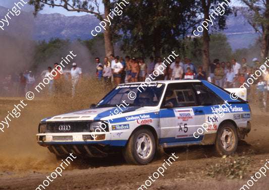 1988 Nissan Intnl 5 Johan Evertse, Steve Harding Audi (courtesy Roger Swan) (9)