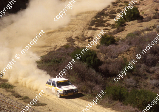 1988 Nissan Intnl 9 Glyn Hall, Martin Botha VW Golf 16V (courtesy Roger Swan) (10)