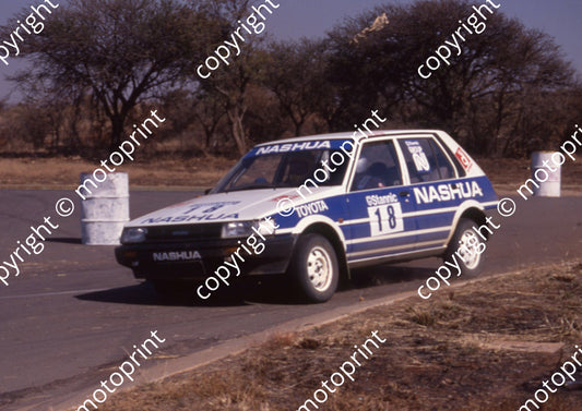 1988 Stannic Pta Gp N 18  Leon Botha, Terry McPhail Conquest 1300 (Roger Swan) (2