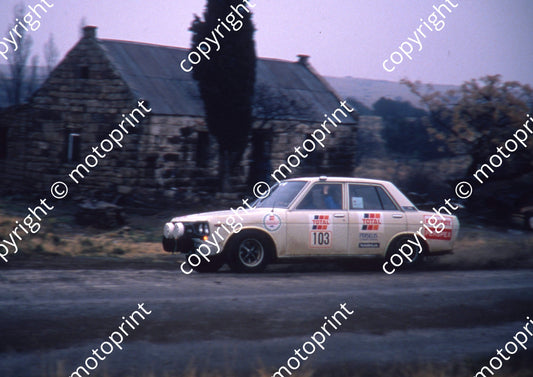 1988 Total 103 P Erasmus, R Wannenburg Datsun P510 (courtesy Roger Swan) (1)