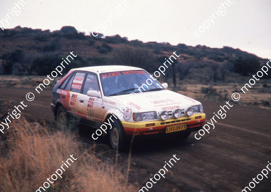 1988 Total 301 S Burger, SM Burger  Mazda 323EGi (courtesy Roger Swan) (24)