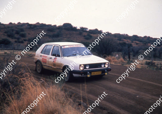 1988 Total 302 P Esterhuizen, B Law VW Citi Golf (courtesy Roger Swan) (23)