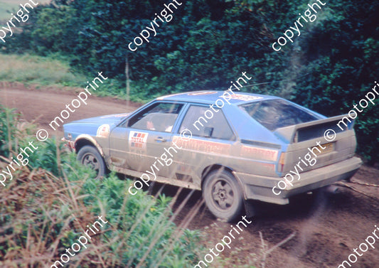 1988 Total 505 Geoff Mortimer, Spotti Woodhead Audi Quattro (on loan from VWSA (courtesy Roger Swan)  (6)