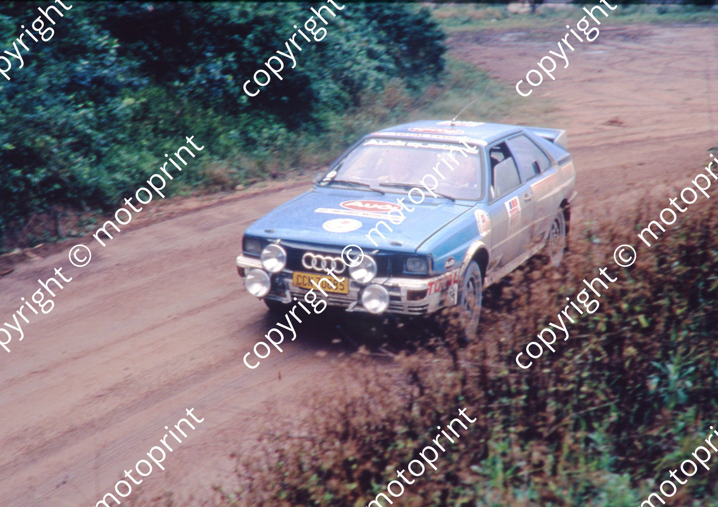 1988 Total 505 Geoff Mortimer, Spotti Woodhead Audi Quattro (on loan from VWSA (courtesy Roger Swan)  (7)