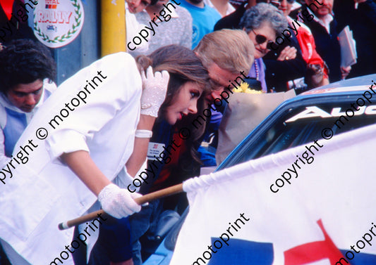 1988 Total 505 Geoff Mortimer, Spotti Woodhead Audi Quattro start (car on loan from VWSA (courtesy Roger Swan)  (3)