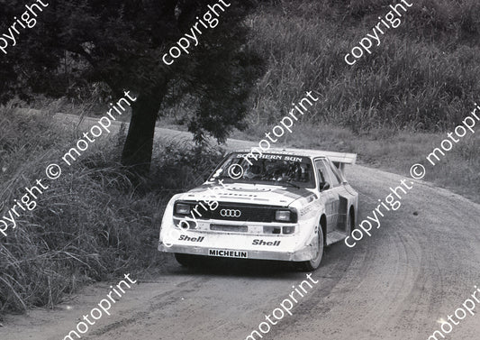 1988 Tour de Valvoline Rally 1 Sarel vd Merwe, FRanz Boshoff Audi Quattro S1 (Colin Watling Photographic) (3)