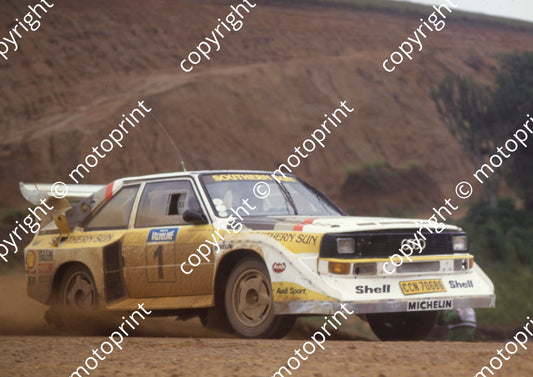 1988 Tour de Valvoline Rally 1 Sarel vd Merwe, Franz Boshoff Audi Quattro S1 (Colin Watling Photographic) (47)