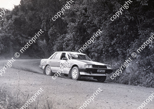 1988 Tour de Valvoline Rally 20 Nino da Cunha Paul Rouillard Skyline (Colin Watling Photographic) (49)(1)