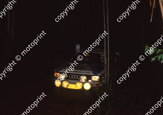 1988 Tour de Valvoline Rally 3 Johan Evertse, Steve Harding Audi (Colin Watling Photographic) (14)