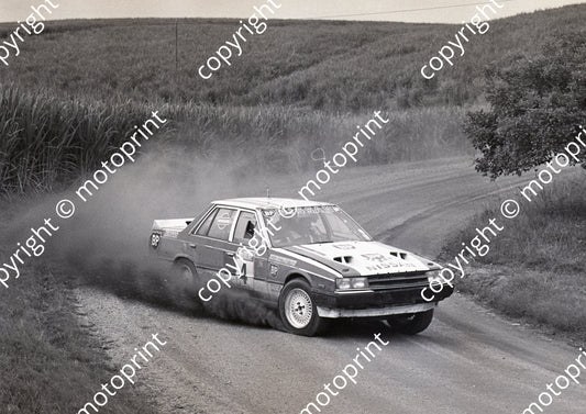 1988 Tour de Valvoline Rally 4 Hannes Grobler, Piet Swanepoel Nissan (Colin Watling Photographic) (47)