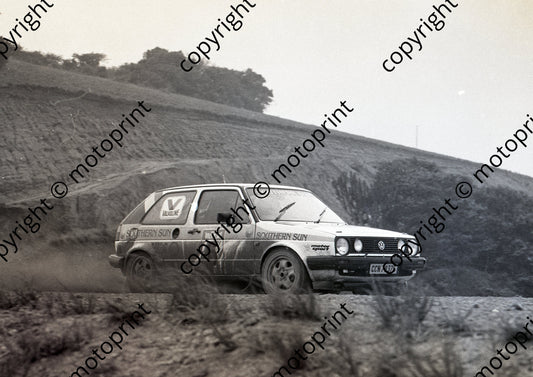 1988 Tour de Valvoline Rally 6 Glyn Hall, Martin Botha Golf (Colin Watling Photographic) (4)(1)