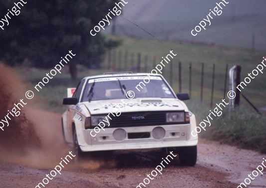 1988 Toyota Dealer Rally 11 Bruce Terry....Toyota  NOT PIN SHARP (Colin Watling Photographic) (14)