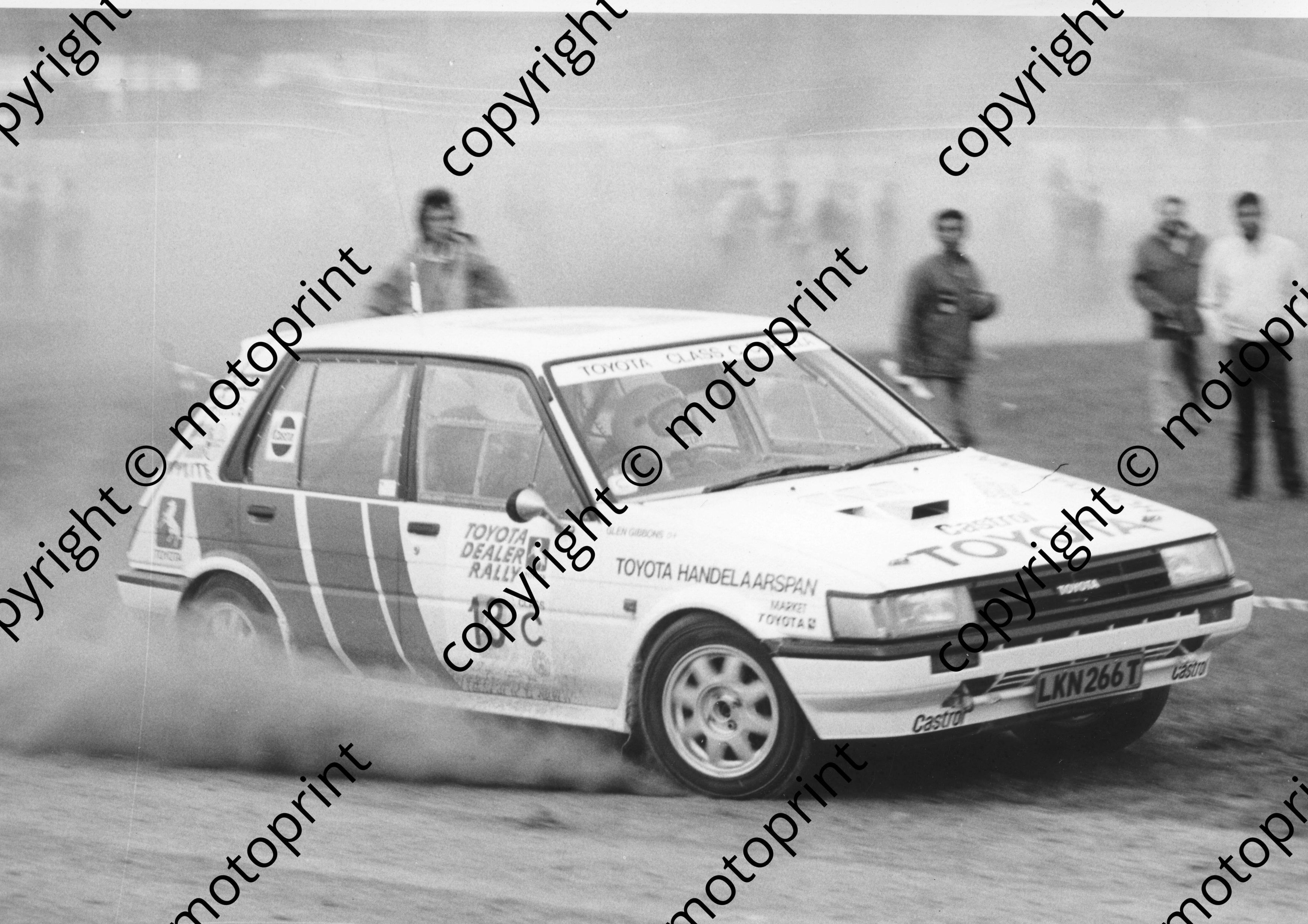 1988 Toyota Dealer Rally 13 Glen Gibbons, Peter Cuffley Toyota (Courte ...