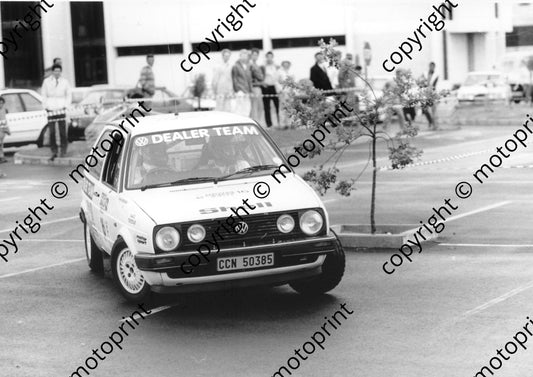 1988 Toyota Dealer Rally 16 Frank Lindermann, Johan Sieling Golf (Courtesy R Swan) (8)