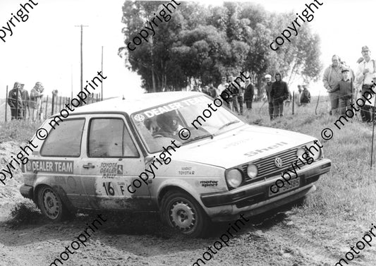 1988 Toyota Dealer Rally 16 Frank Lindermann, Johan Sieling Golf (Courtesy R Swan) (9)