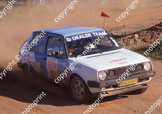 1988 Toyota Dealer Rally 19 Eliseo Miranda, Ivor Peltz Golf (Colin Watling Photographic) (12)
