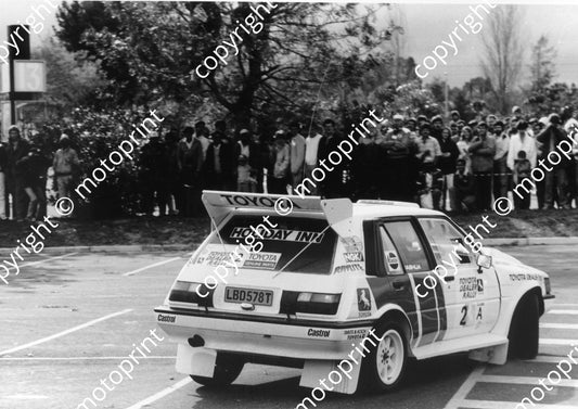 1988 Toyota Dealer Rally 2 Serge Damseaux, Vito Bonafede Toyota (Courtesy R Swan) (3)