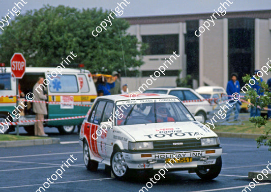 1988 Toyota Dealer Rally 9 Eric Sanders....Toyota NOT PIN SHARP  (courtesy R Swan) (2)
