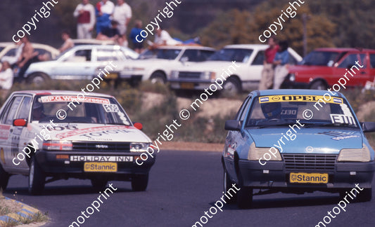 1988 Welkom Stannic 111 Piet Smit Opel Kadett 108 Wayne Bezuidenhout Conquest (Colin Watling Photographic) (67)