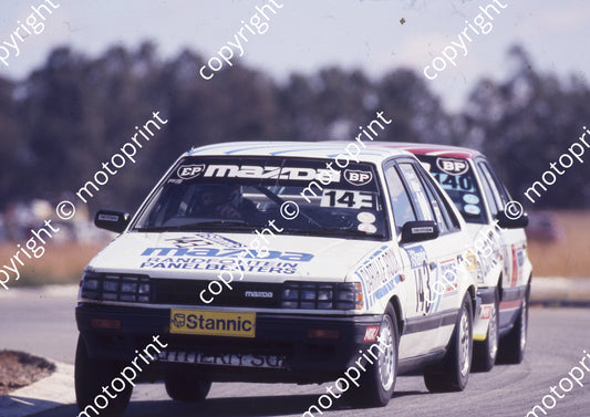 1988 Welkom Stannic 143 Garth le Roux Mazda 323EGi (Colin Watling Photographic) (73)