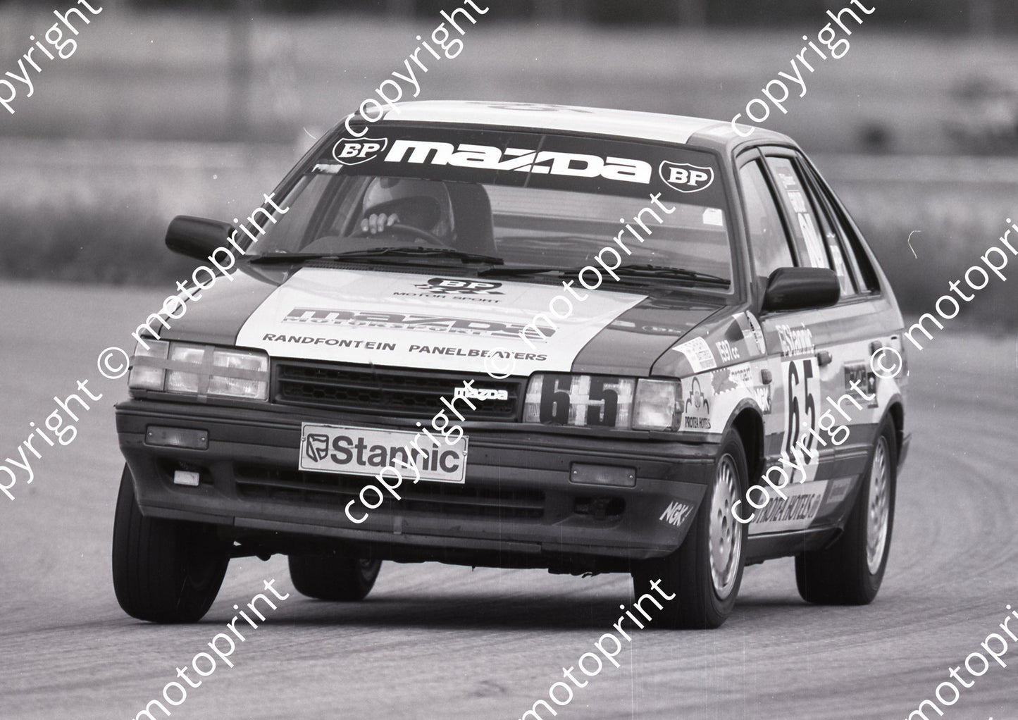 1988 Welkom Stannic 65 Ben Morgenrood Mazda 323EGi (Colin Watling Photographic) (60)