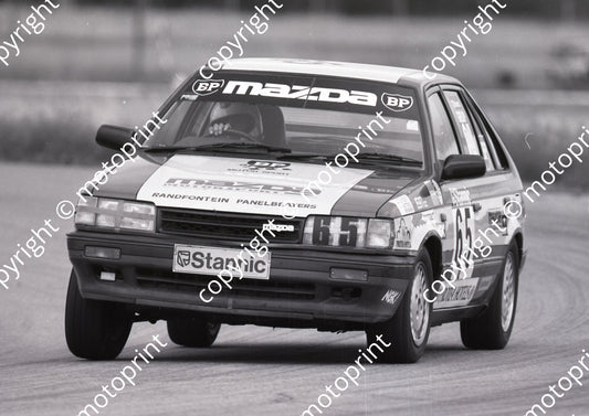 1988 Welkom Stannic 65 Ben Morgenrood Mazda 323EGi (Colin Watling Photographic) (60)