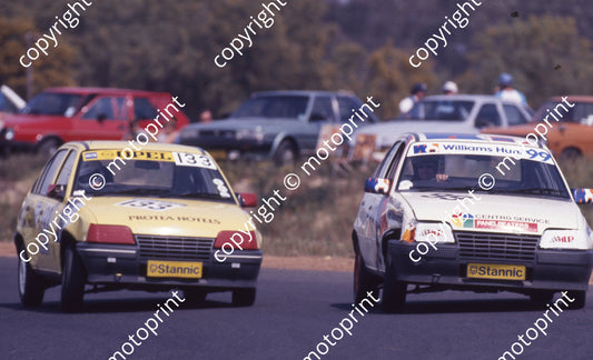 1988 Welkom Stannic 99 Michele Lupini Opel Kadett 133 Colin Hastie Opel Kadett (Colin Watling Photographic) (65)