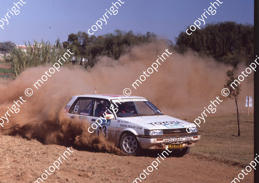 1988 Wesbank Rally 13 Eric Sanders, Thilo van Westernhagen Conquest RSi (Colin Watling Photographic) (52)