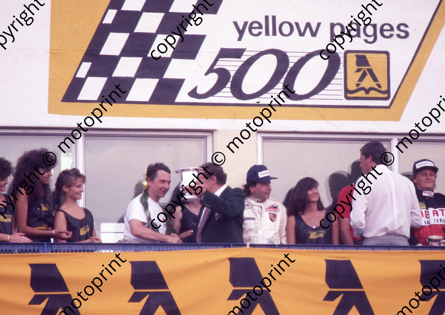 1988 Yellow Pages Bob Wollek, Klaus Ludwig, Jochen Dauer (Colin Watling Photographic)  (8) )
