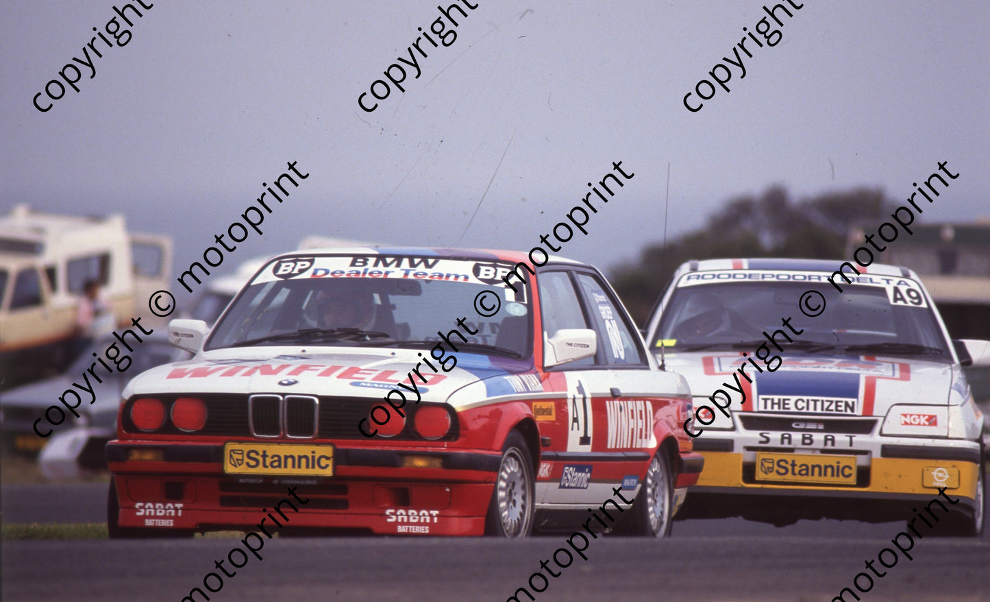 1989 EL Stannic 1 Tony Viana BMW325S 9 Willie Hepburn Kadett 16V (Colin Watling Photographic) (2)
