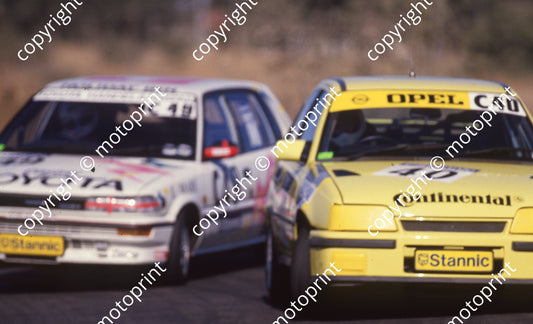 1989 EL Stannic 40 Nic de Waal Kadett GSi 49  Leon Mare Conquest (Colin Watling Photographic) (1)