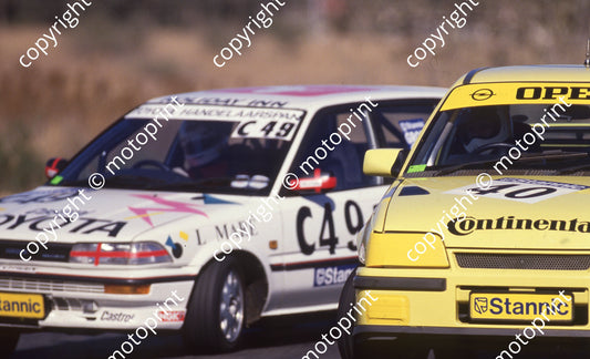 1989 EL Stannic 40 Nic de Waal Kadett GSi 49  Leon Mare Conquest (Colin Watling Photographic) (2)