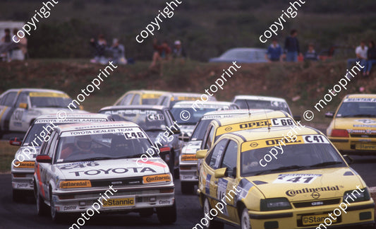 1989 EL Stannic 41 Rodney Timm Opel 46 Steve Wyndham Toyota 66 Neil Stephen Opel (Colin Watling Photographic) (7)