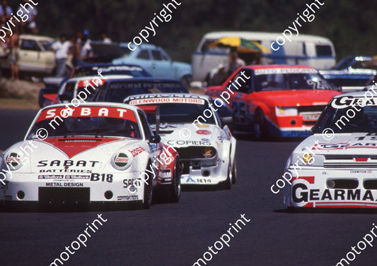 1989 EL Wesbank 18 Gary Dunkerley Porsche 911 19 Johan Coetzee Skyline 14 Nicolo Bianco Alfa GTV6 (Colin Watling Photographic) (21)
