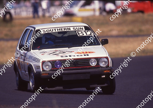 1989 KIllarney Castrol 6 Hr 12 Sarel vd Merwe, Chris Aberdein Golf 16V (Colin Watling Photography) (138)