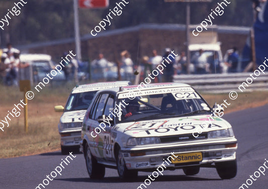 1989 KIllarney Castrol 6 Hr 21 Mike White, Keith Burford Toyota Conquest RSi (Colin Watling Photography) (3)
