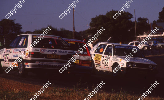 1989 KIllarney Castrol 6 Hr 23 Don Craye, Jesse Huggett Golf GTi 37 John Craig, Clarry Taylor Mazda 323EGI avoid (Colin Watling Photography) (66)