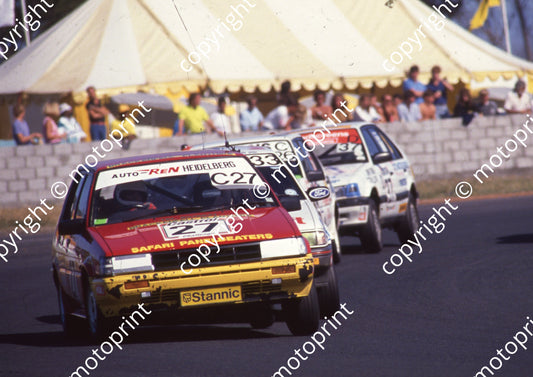 1989 KIllarney Castrol 6 Hr 27 Brian Luyt Tienie Oosthuizen Conquest RSi NOTE SPONSOR AND STATE OF BUMPER (Colin Watling Photography) (54)