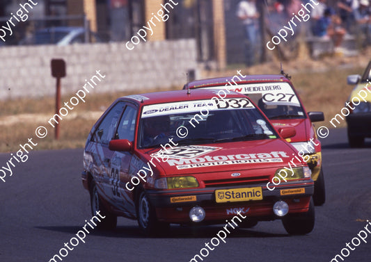 1989 KIllarney Castrol 6 Hr 32 Neil Brink, GRAND van Schalkwyk PER PROGRAMME Ford Laser (Colin Watling Photography) (37)