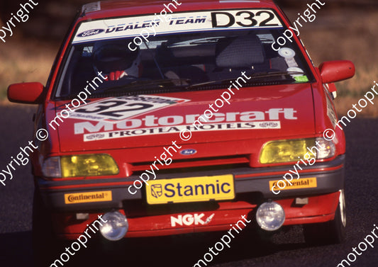 1989 KIllarney Castrol 6 Hr 32 Neil Brink, GRAND van Schalkwyk PER PROGRAMME Ford Laser (Colin Watling Photography) (40)