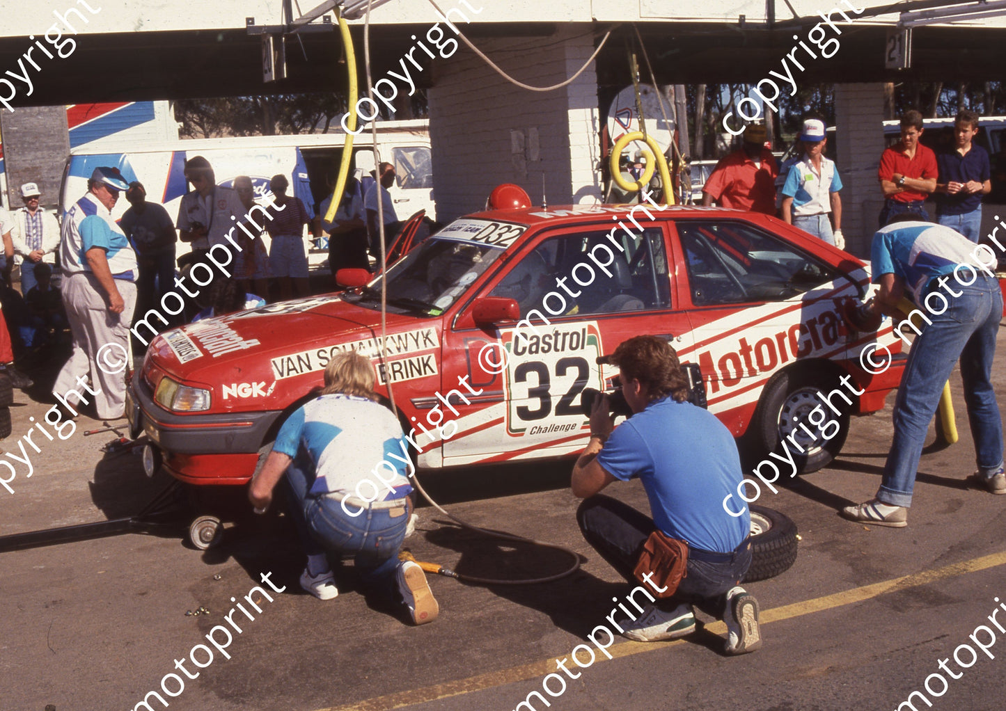 1989 KIllarney Castrol 6 Hr 32 Neil Brink, GRAND van Schalkwyk PER PROGRAMME Ford Laser (Colin Watling Photography) (42)