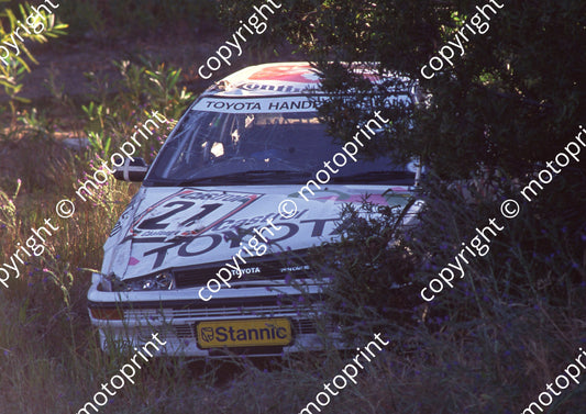 1989 Killarney Castrol 6 Hr 21 Mike White, Keith Burford Toyota Conquest RSi (Colin Watling Photographic) (18)