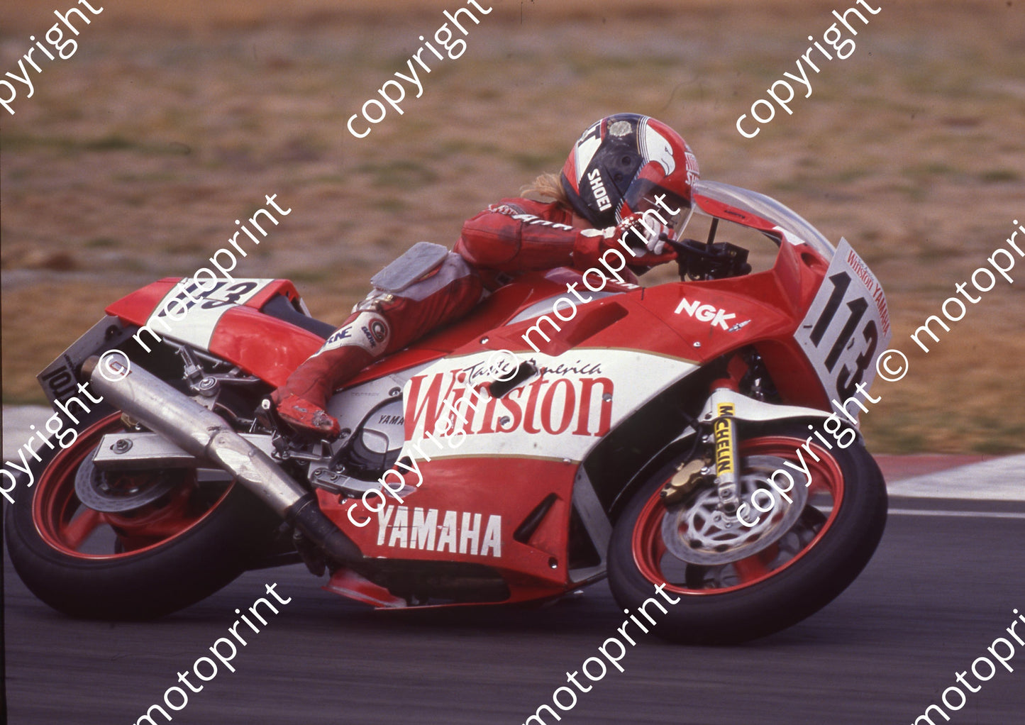 1989 Kya MC 113 Russell Wood Yamaha FZR (Colin Watling Photographic)  (2)