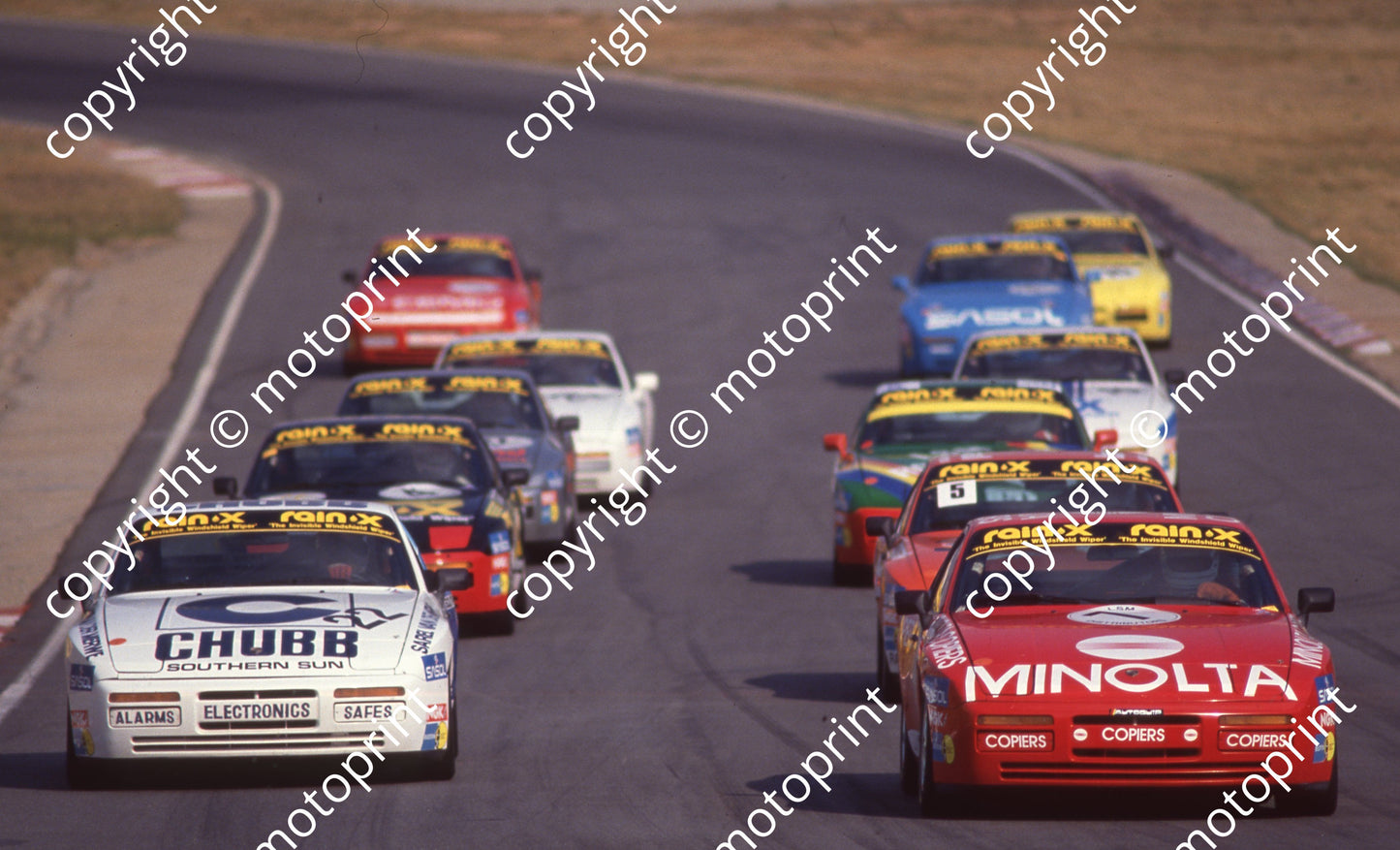 1989 Kya Porsche Cup 22 Sarel vd Merwe 7 Nicolo Bianco (Colin Watling Photographic) (28)